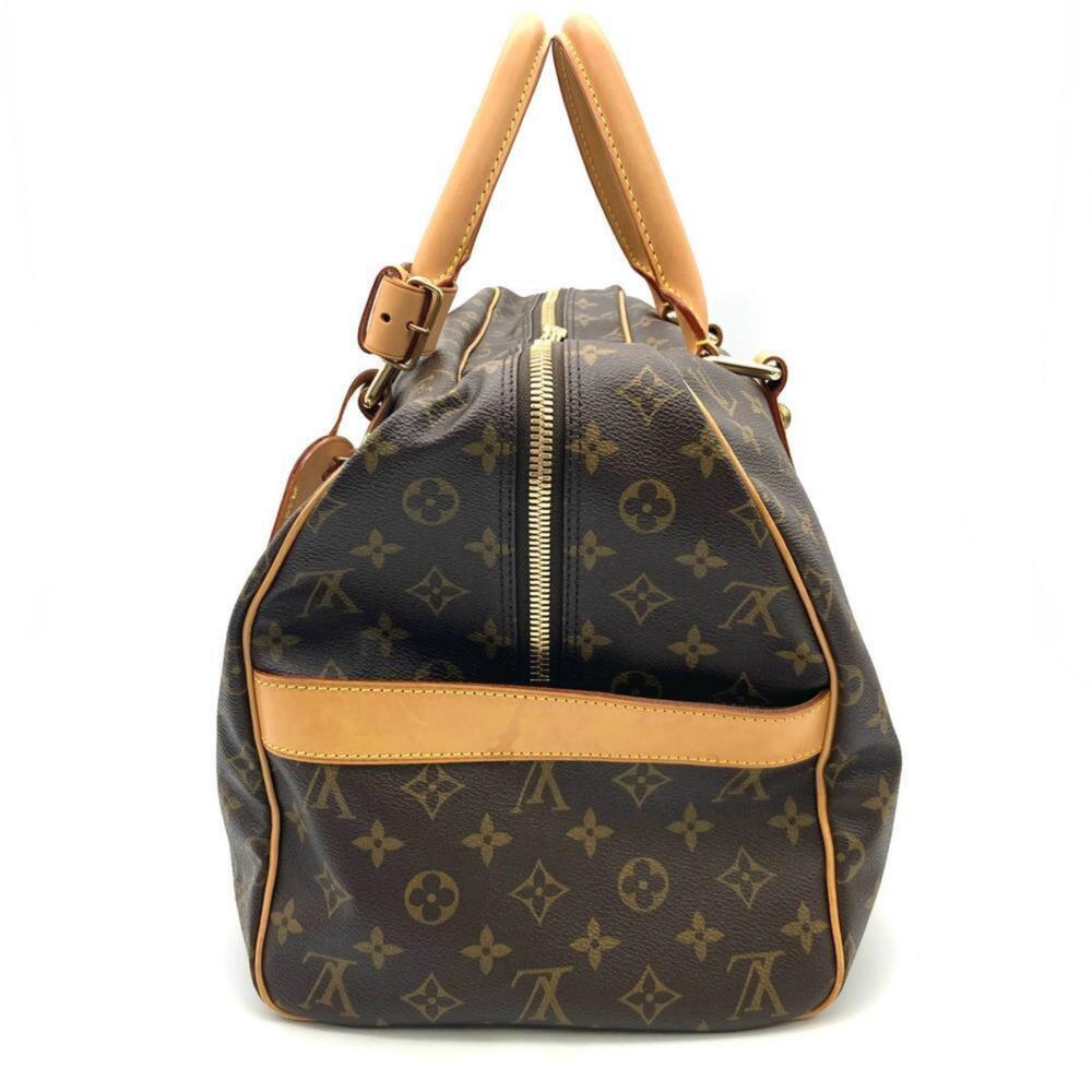 LOUIS VUITTON Authentic Brown Monogram Canvas Carryall Boston Bag - Picture 3 of 16
